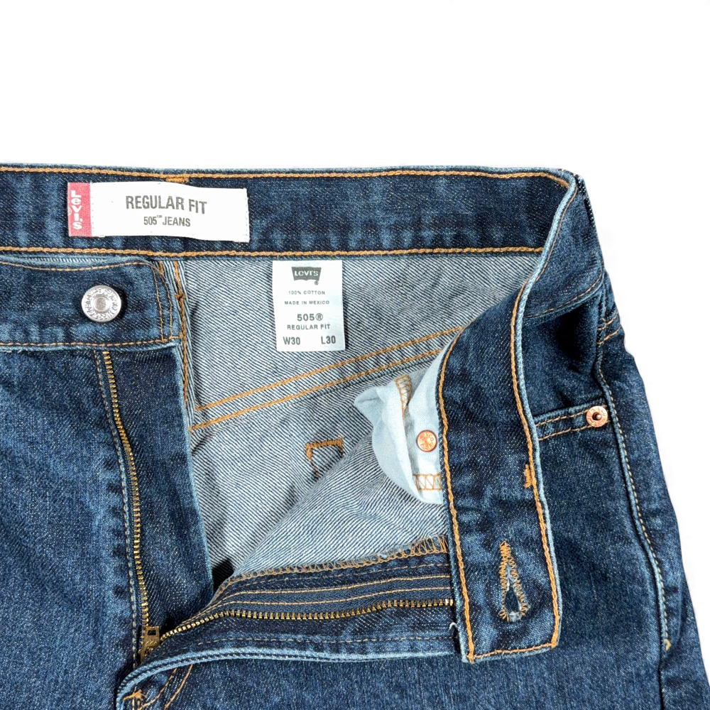 Vintage 505 Levis Jeans Mens 30x30 Blue Regular Straight Dark Wash Denim Y2K-4 Vintage 505 Levis Jeans Mens 30x30 Blue Regular Straight Dark Wash Denim Y2K