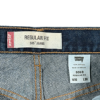 Vintage 505 Levis Jeans Mens 30x30 Blue Regular Straight Dark Wash Denim Y2K