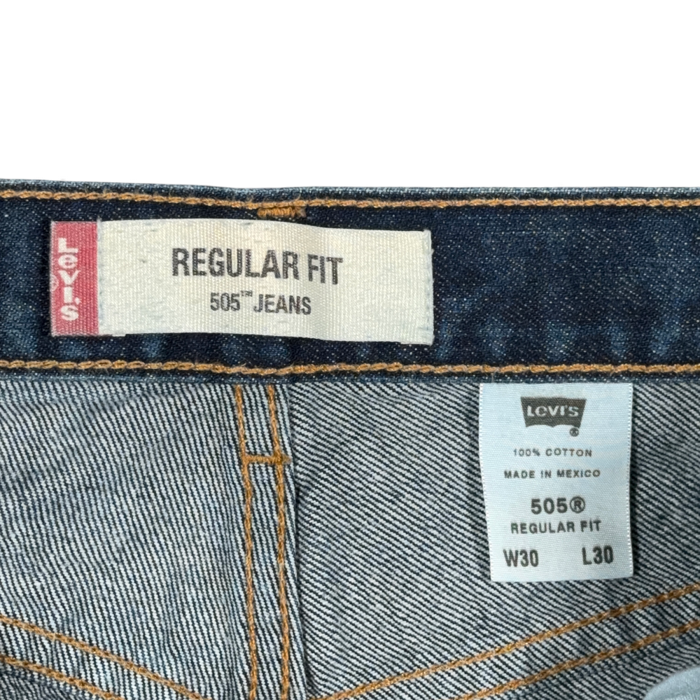 Vintage 505 Levis Jeans Mens 30x30 Blue Regular Straight Dark Wash Denim Y2K-5 Vintage 505 Levis Jeans Mens 30x30 Blue Regular Straight Dark Wash Denim Y2K