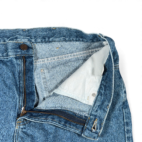 Vintage Lee Jean Shorts Mens 34 Blue Medium Wash Cut Off Hemmed Denim Dad 90s