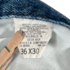 Vintage Lee Jean Shorts Mens 34 Blue Medium Wash Cut Off Hemmed Denim Dad 90s