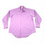 Vintage Brent Shirt Adult Purple Montgomery Ward Disco Collar Sanforized USA 70s