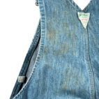 Vintage OshKosh BGosh Overalls Mens 34x30 Blue Denim Vestbak Sanforized USA 60s