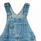 Vintage OshKosh BGosh Overalls Mens 34x30 Blue Denim Vestbak Sanforized USA 60s