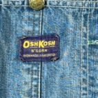 Vintage OshKosh BGosh Overalls Mens 34x30 Blue Denim Vestbak Sanforized USA 60s