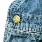 Vintage OshKosh BGosh Overalls Mens 34x30 Blue Denim Vestbak Sanforized USA 60s