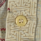 Vintage Arrow Shirt Adult MEDIUM Brown Pheasant Basket Weave Disco Tapered 70s