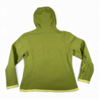 Marmot Sweater Womens MEDIUM Green Fleece Hoodie Outdoor Gorpcore Two Tone Zip
