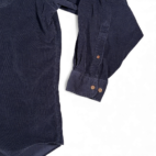 Vintage Brooks Brothers Shirt Adult EXTRA LARGE Blue Corduroy 346 Preppy 90s