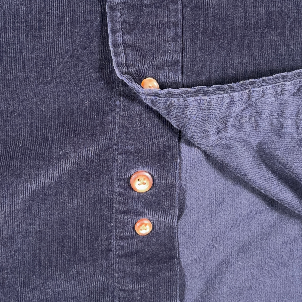 Vintage Brooks Brothers Shirt Adult EXTRA LARGE Blue Corduroy 346 Preppy 90s-8 Vintage Brooks Brothers Shirt Adult EXTRA LARGE Blue Corduroy 346 Preppy 90s