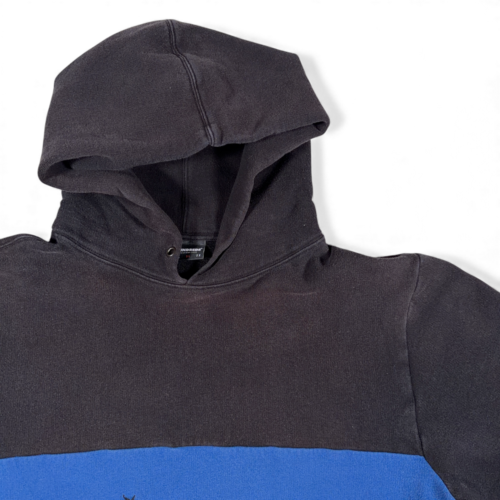 The Hundreds Hoodie Adult EXTRA LARGE Black Gray Colorblock Pullover Sweatshirt-2 The Hundreds Hoodie Adult EXTRA LARGE Black Gray Colorblock Pullover Sweatshirt