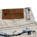 Vintage Rocawear Shorts Mens 32 Blue Denim Distressed Acid Wash Hip Hop Y2K