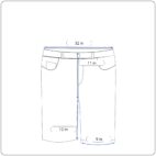 Vintage Rocawear Shorts Mens 32 Blue Denim Distressed Acid Wash Hip Hop Y2K