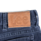 Vintage Lee Riders Pants Mens 34x32 Blue Corduroy Straight Union Made USA 90s
