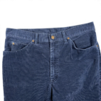Vintage Lee Riders Pants Mens 34x32 Blue Corduroy Straight Union Made USA 90s