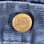 Vintage Lee Riders Pants Mens 34x32 Blue Corduroy Straight Union Made USA 90s