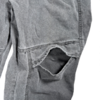 Vintage Brittania Jeans Mens 36x31 Black Denim Charcoal Fade Cargo Utility 90s