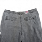 Vintage Brittania Jeans Mens 36x31 Black Denim Charcoal Fade Cargo Utility 90s