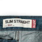 Levis Jeans Mens 30x32 Blue Slim Straight Dark Wash Denim 514 Y2K