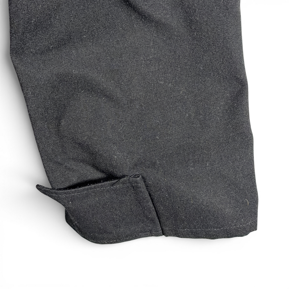 Vintage Great Threads Coat Adult EXTRA LARGE Black Duster Drover Western USA 80s-9 Vintage Great Threads Coat Adult EXTRA LARGE Black Duster Drover Western USA 80s