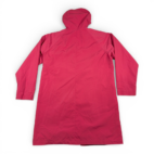 Vintage LL Bean Coat Womens MEDIUM Red Raincoat Hooded Outdoor Gorpcore Y2K