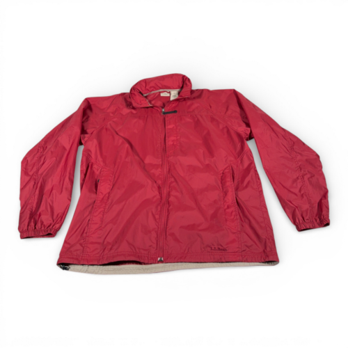 Vintage LL Bean Jacket Adult EXTRA LARGE TALL XLT Red Nylon Zip Hood Outdoor Y2K-1 Vintage LL Bean Jacket Adult EXTRA LARGE TALL XLT Red Nylon Zip Hood Outdoor Y2K