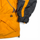 Columbia Jacket Adult LARGE Yellow Black Premier Series Parka Hooded Outdoor 90s