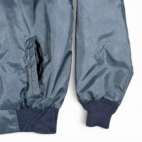 Vintage Softball Jacket Adult MEDIUM Blue Satin ASA Umpire Fechheimer USA 80s