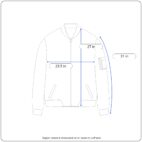Vintage Softball Jacket Adult MEDIUM Blue Satin ASA Umpire Fechheimer USA 80s