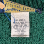 Vintage Willow Ridge Sweater Vest Adult LARGE Green Acrylic Preppy Golf USA 80s