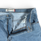 Vintage 505 Levis Jeans Mens 36x36 Blue Regular Straight Light Wash Denim Y2K