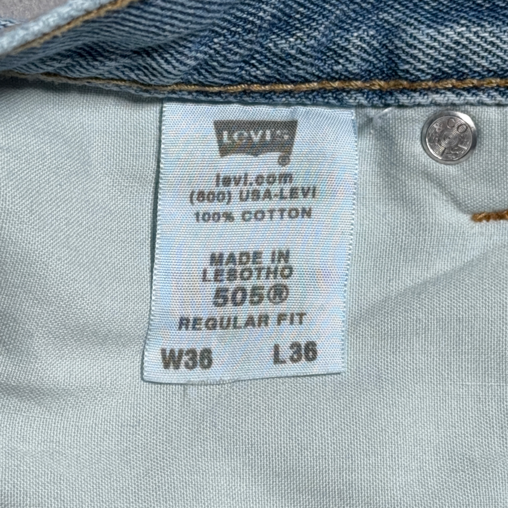 Vintage 505 Levis Jeans Mens 36x36 Blue Regular Straight Light Wash Denim Y2K-6 Vintage 505 Levis Jeans Mens 36x36 Blue Regular Straight Light Wash Denim Y2K