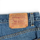 Vintage Levis 550 Jeans Mens 36x30 Blue Denim Relaxed Tapered 38x30 Tag USA Y2K
