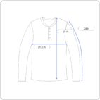 Vintage Carhartt Shirt Adult MEDIUM Blue Henley Workwear Heritage Cotton LS Y2K