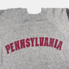 Vintage University Pennsylvania Sweater Adult LARGE Gray Sweatshirt USA 90s