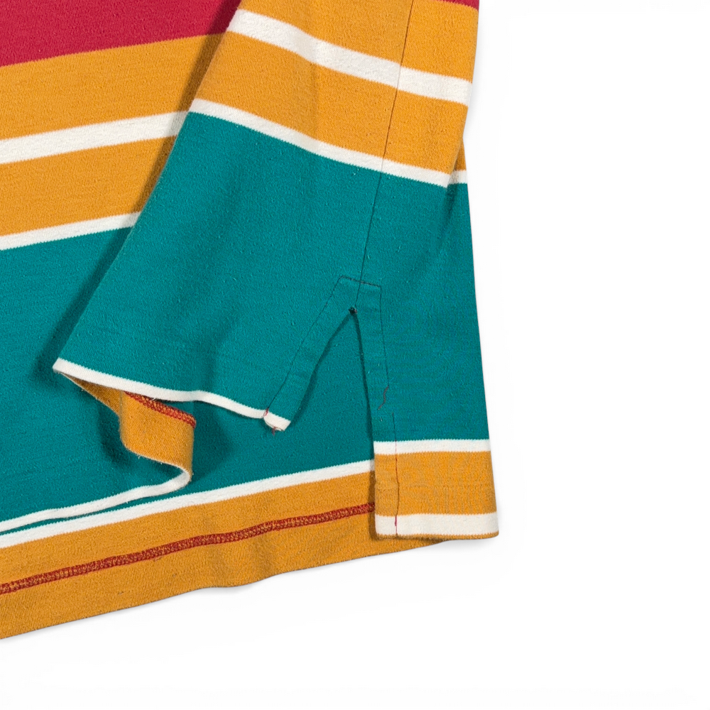 Vintage JC Penney Polo Shirt Adult LARGE Red Yellow Striped Hunt Club Preppy 90s-7 Vintage JC Penney Polo Shirt Adult LARGE Red Yellow Striped Hunt Club Preppy 90s