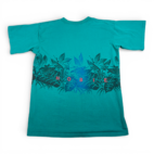 Vintage Hobie Shirt Adult LARGE Green Surfer Tropical Floral Leaf USA Made 90s