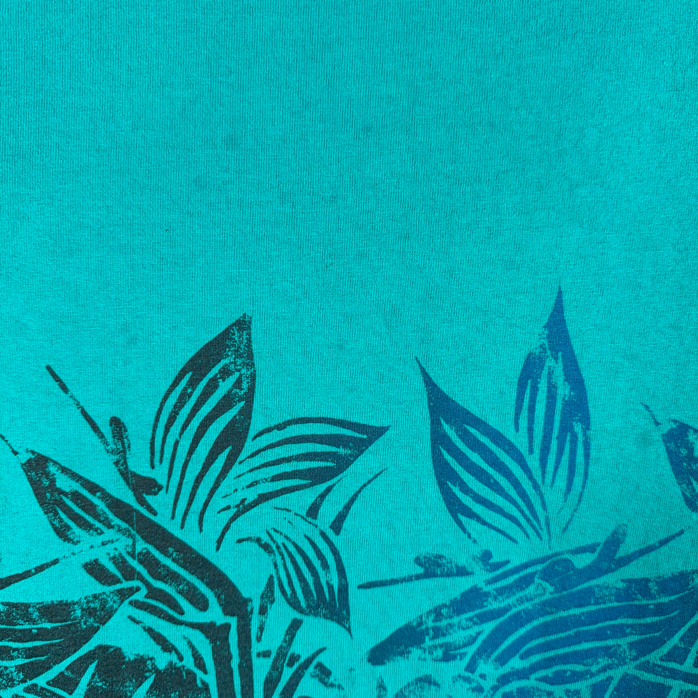 Vintage Hobie Shirt Adult LARGE Green Surfer Tropical Floral Leaf USA Made 90s-4 Vintage Hobie Shirt Adult LARGE Green Surfer Tropical Floral Leaf USA Made 90s