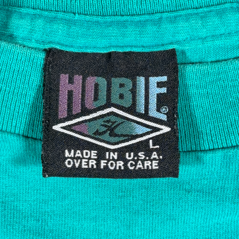 Vintage Hobie Shirt Adult LARGE Green Surfer Tropical Floral Leaf USA Made 90s-6 Vintage Hobie Shirt Adult LARGE Green Surfer Tropical Floral Leaf USA Made 90s