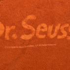 Vintage Dr Seuss Shirt Adult MEDIUM Orange Green Eggs Ham Book Character Y2K