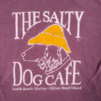 Salty Dog Cafe Shirt Adult SMALL Purple Hilton Head Island Restaurant Beach Y2K