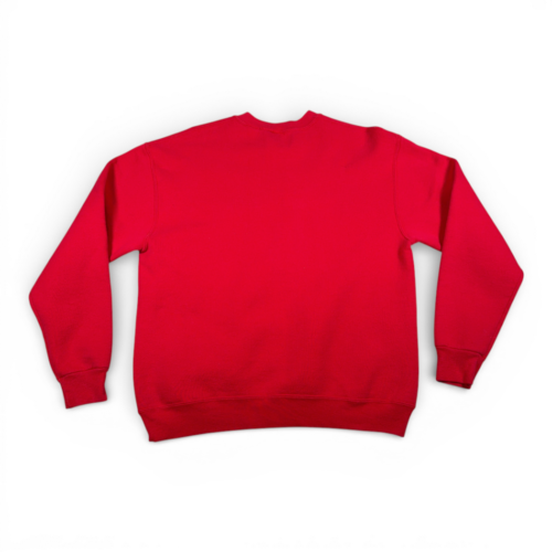 Vintage High School Sweater Adult MEDIUM Red Sweatshirt Trojets Russell USA 90s-2 Vintage High School Sweater Adult MEDIUM Red Sweatshirt Trojets Russell USA 90s