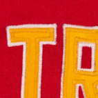 Vintage High School Sweater Adult MEDIUM Red Sweatshirt Trojets Russell USA 90s