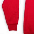 Vintage High School Sweater Adult MEDIUM Red Sweatshirt Trojets Russell USA 90s