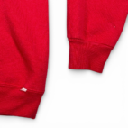 Vintage High School Sweater Adult MEDIUM Red Sweatshirt Trojets Russell USA 90s