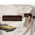 Vintage Classic Cars Shirt Adult LARGE White Camp Route 66 Maps Americana Y2K