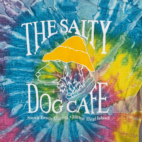 Vintage Salty Dog Cafe Shirt Adult LARGE Blue Tie Dye Hilton Head Island 90s