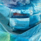 Vintage Salty Dog Cafe Shirt Adult LARGE Blue Tie Dye Hilton Head Island 90s