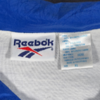 Vintage Reebok Jacket Adult EXTRA LARGE Blue White Windbreaker Colorblock 90s
