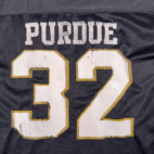 Vintage Purdue Boilermakers Football Jersey Adult MEDIUM Black Champion USA 80s